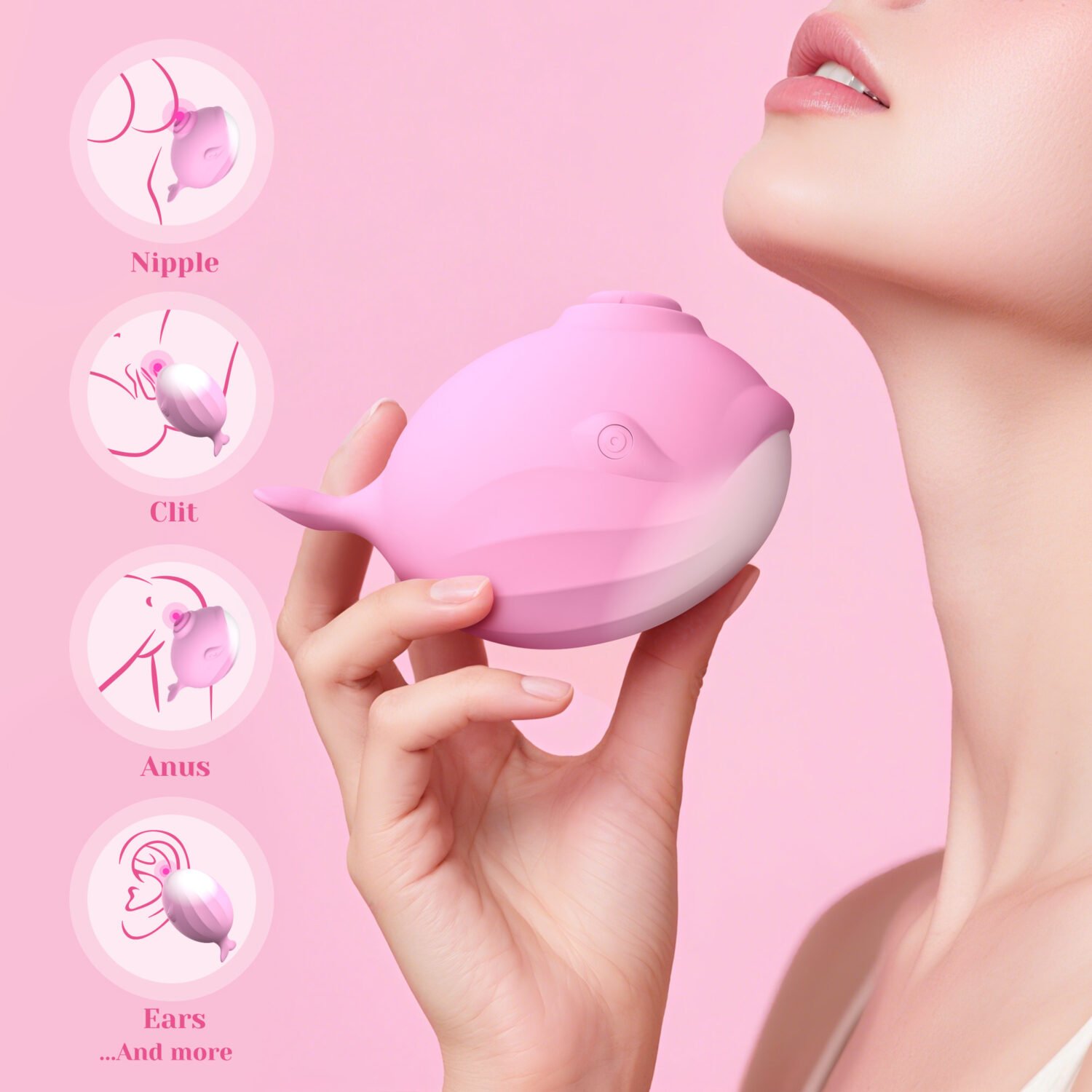 Touch Suction Vibrator Sex Toys for Women - 2 in 1 Clitoris Stimulator with 7 Sucking & 7 Vibrating Modes for Women 6971982201126 - Image 2