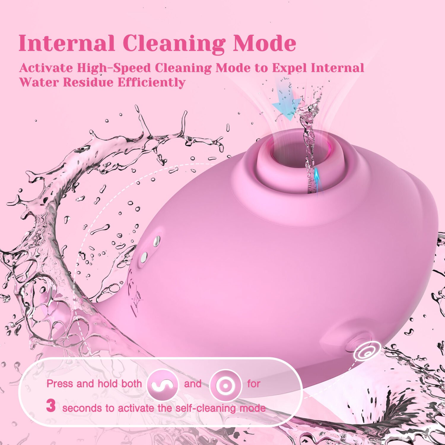 Touch Suction Vibrator Sex Toys for Women - 2 in 1 Clitoris Stimulator with 7 Sucking & 7 Vibrating Modes for Women 6971982201126 - Image 4