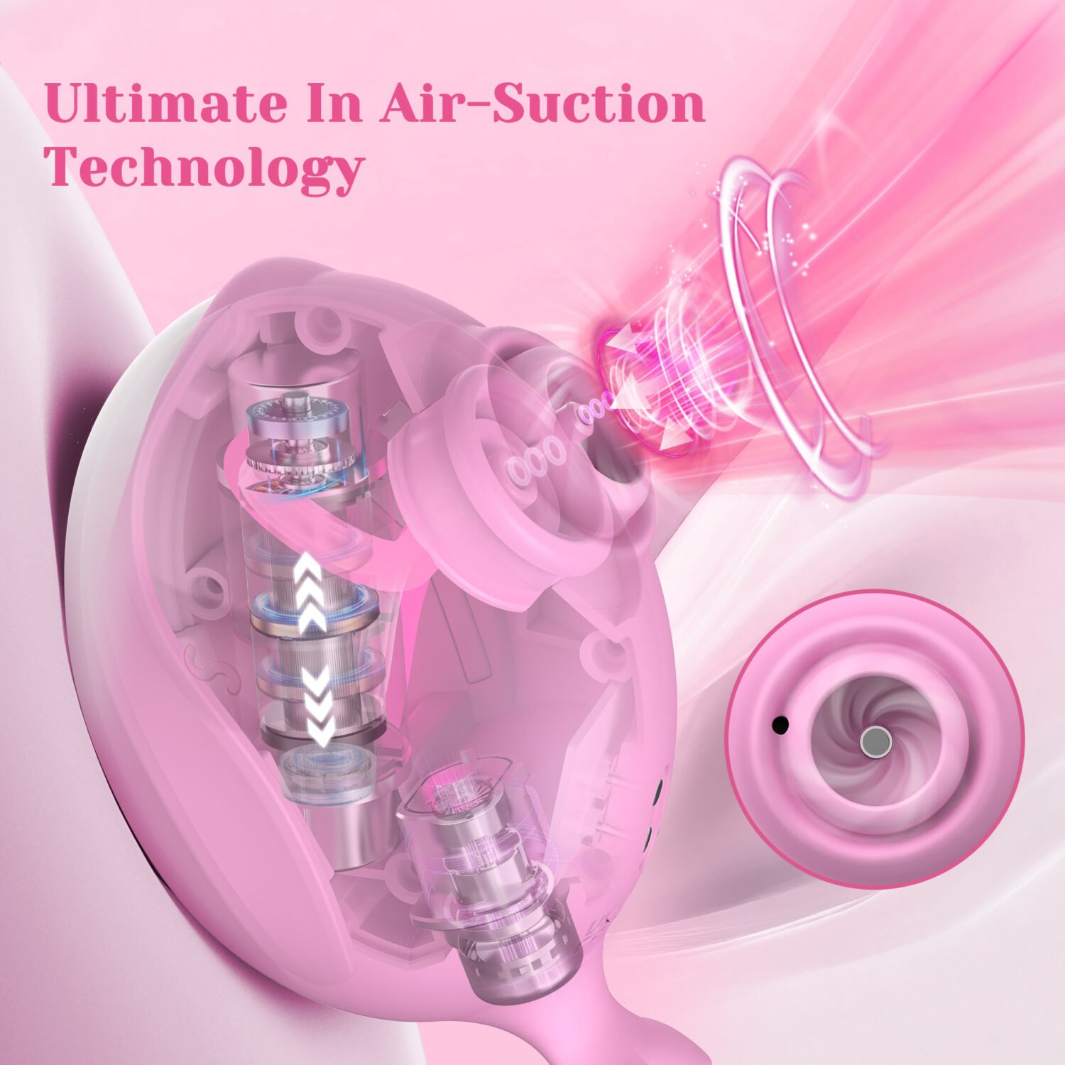 Touch Suction Vibrator Sex Toys for Women - 2 in 1 Clitoris Stimulator with 7 Sucking & 7 Vibrating Modes for Women 6971982201126 - Image 5